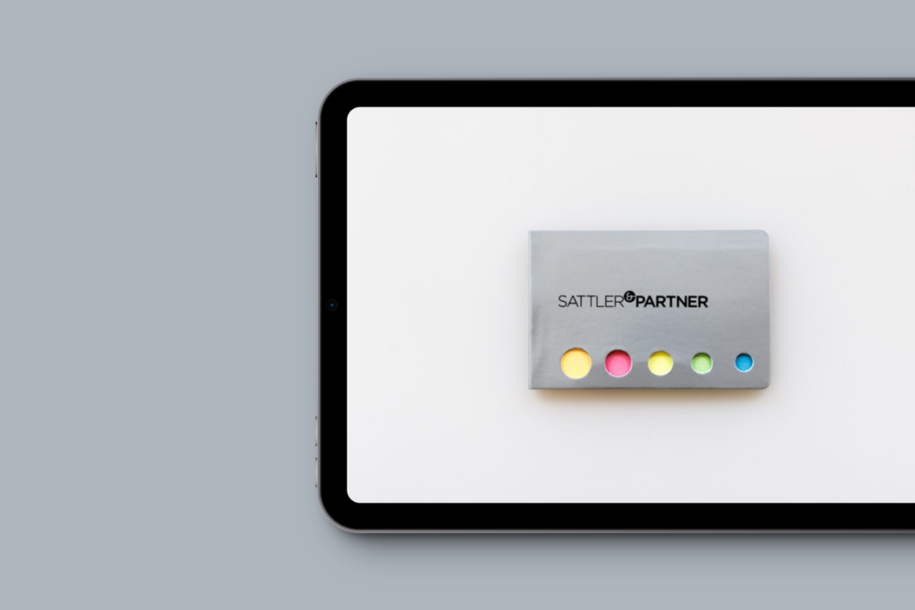 Mockup Sattler und Partner Give Away