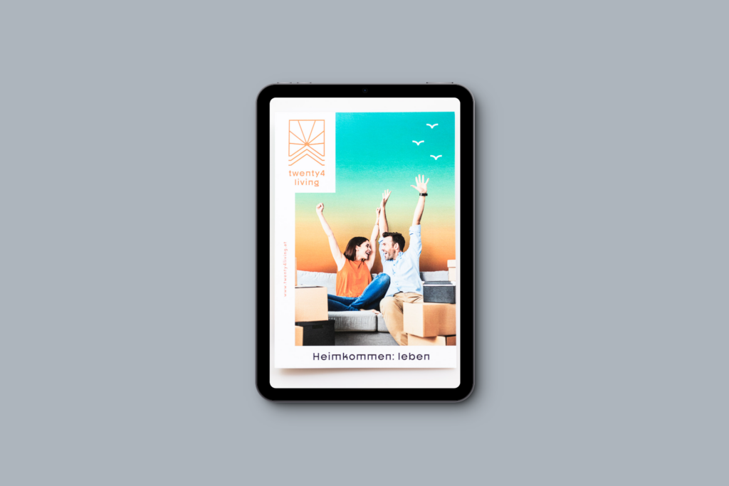 Mockup eines Folders auf iPad