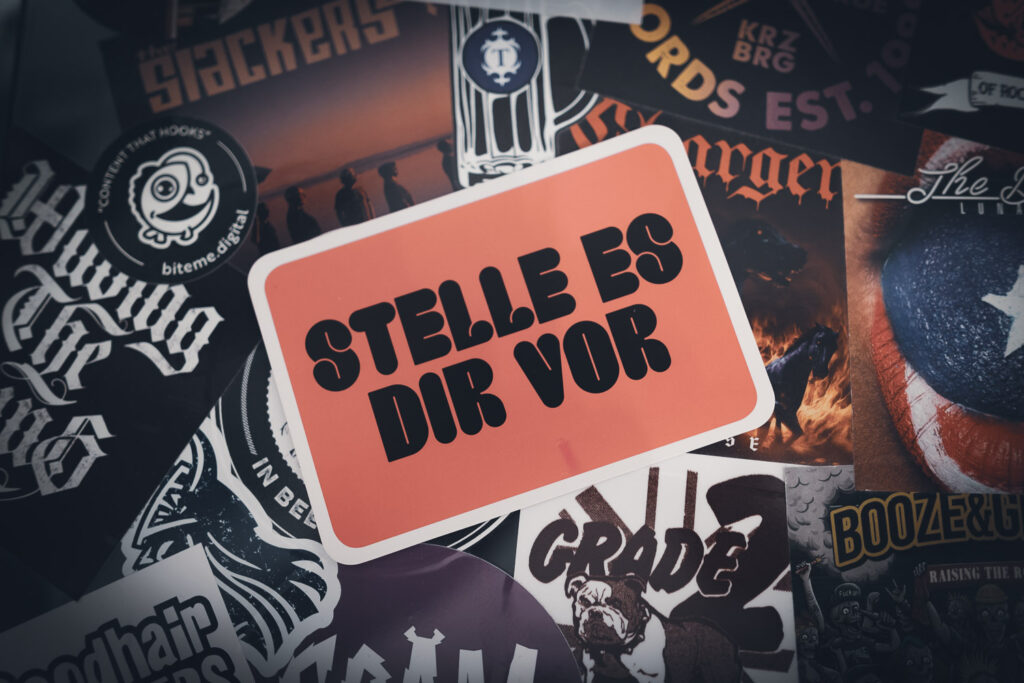 Ganz viele Sticker.
